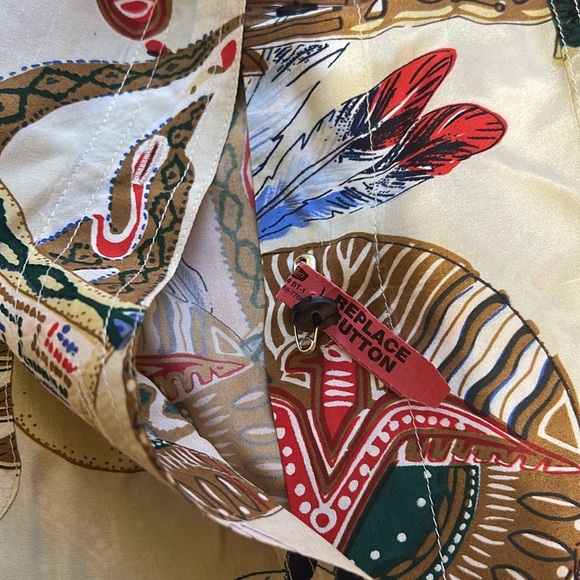 Whistles Cream and Red silk Casual Button Down Shirt - Picture 8 of 9